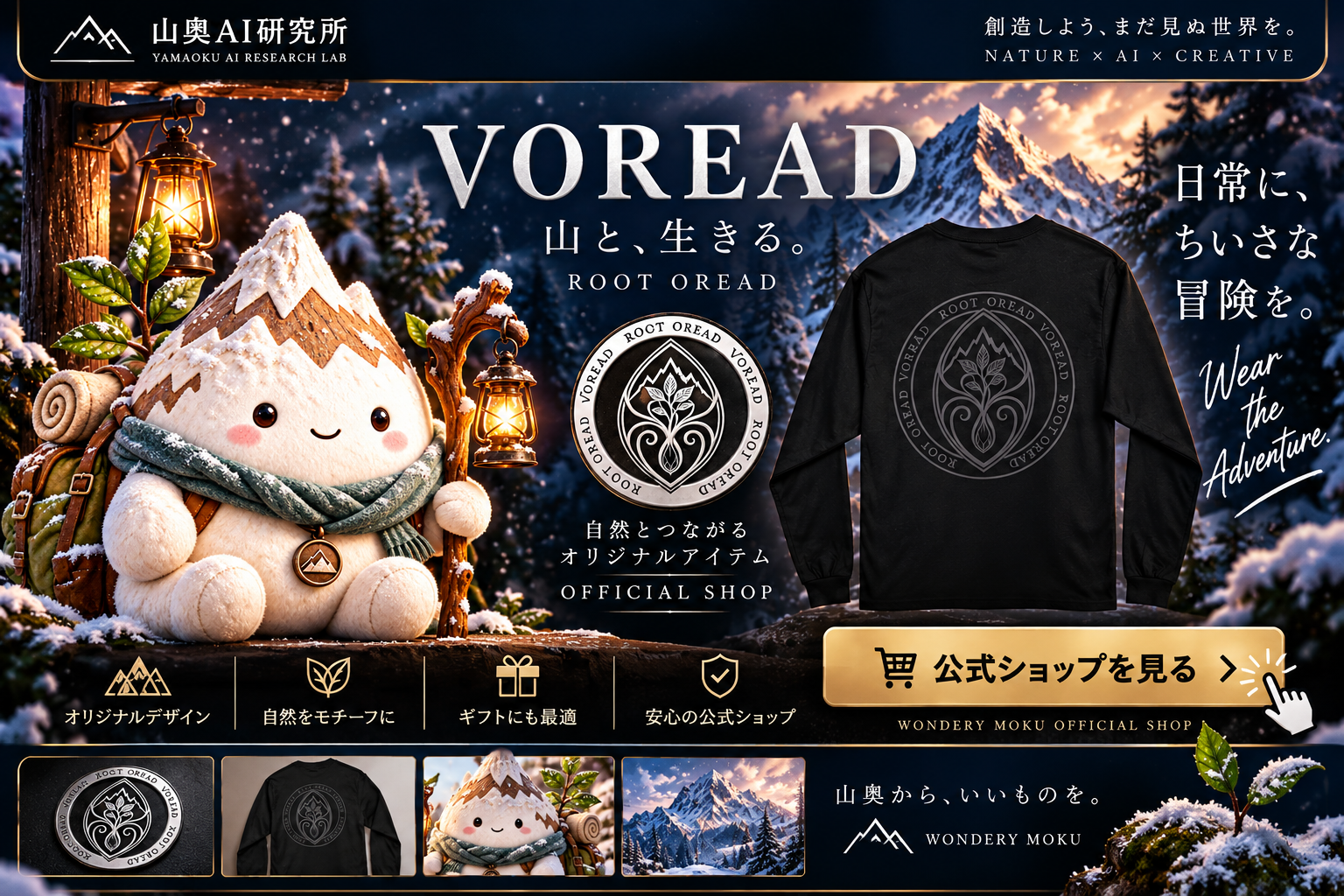 WONDERY MOKU 公式ショップ VOREAD ROOT OREAD
