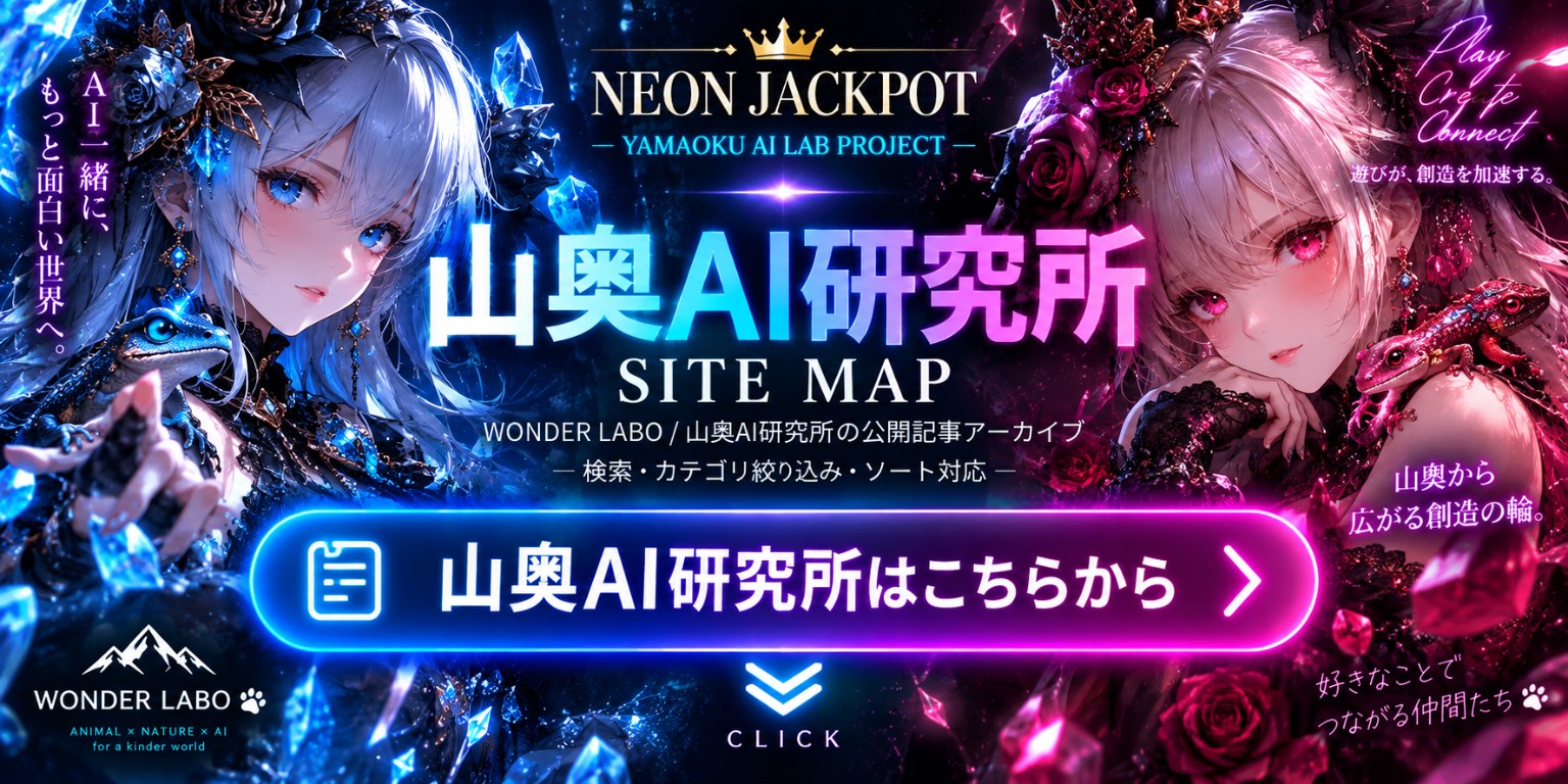 山奥AI研究所 SITE MAP